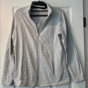 Christopher & Banks Light Gray Utility Jacket